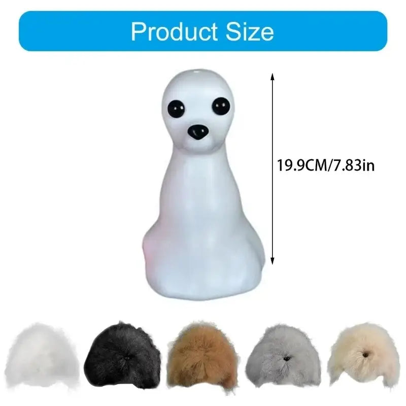 Synthetic Dog Grooming Training Mannequin Head