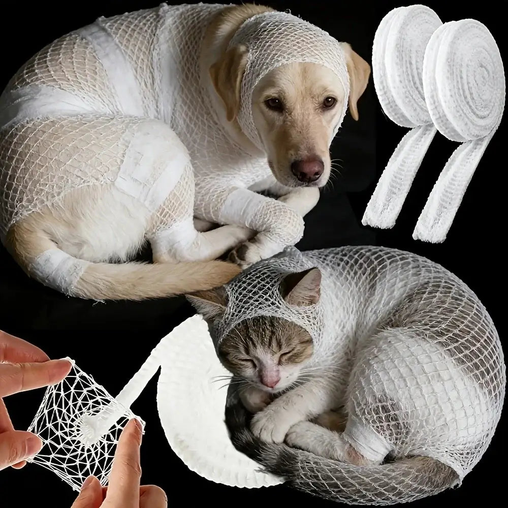 Pet Tubular Elastic Stretch Bandage and Limb Protector