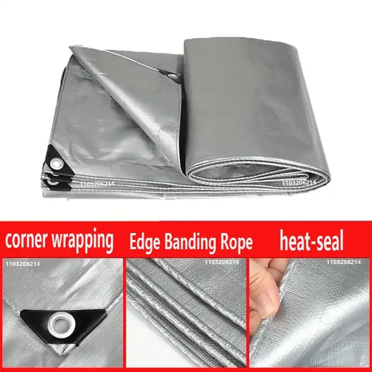 Waterproof PE 0.32mm Tarpaulin Sunshade Sail