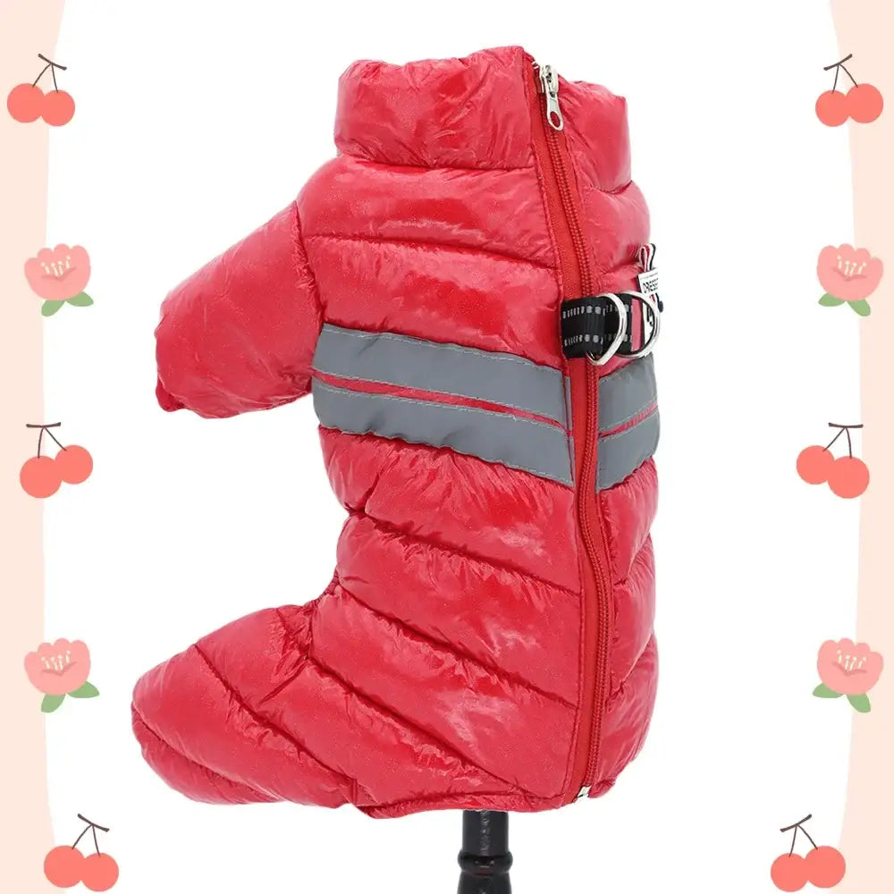 Warm Waterproof Winter Dog Jacket for Small Breeds